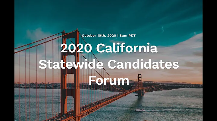 2020 CASC Forum - Rosilicie Ochoa Bogh, Candidate for State Senate (District 23)