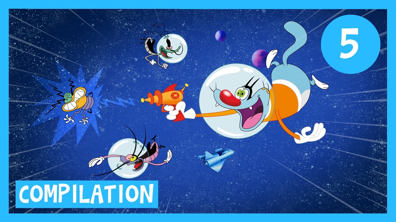 new cartoons for kids Oggy and the Cockroaches - Fantastic Adventures Compilation 1H in HD