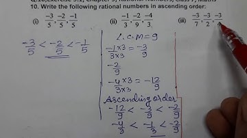 Q.10,Exercise 9.1, Chapter 9, Rational Numbers, Class 7, Maths
