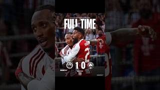 Full Time | Olympiacos vs Panathinaikos | 1 – 0 | Greek Super League