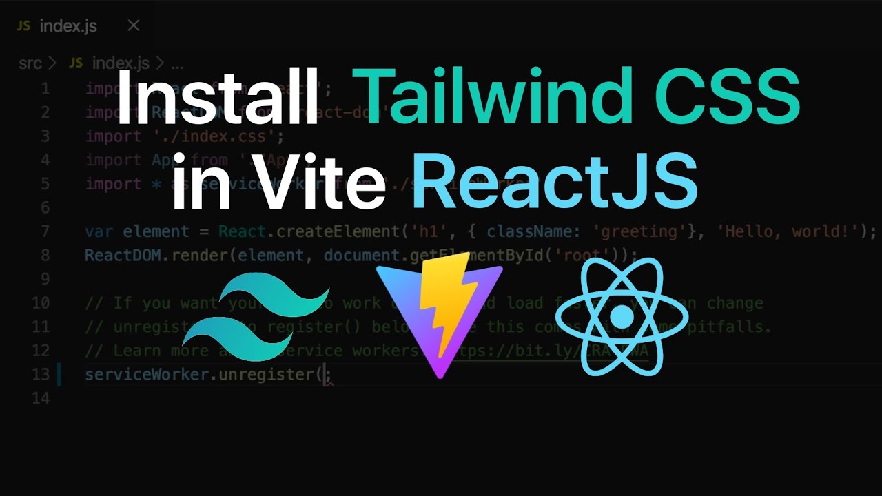 How to install Tailwind CSS in a Vite React JS Project - YouTube