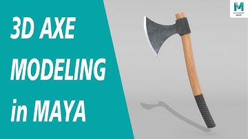 Axe Modeling in Autodesk Maya | 3D Modeling Tutorials | CreativTimes