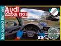 Audi A4 B9 35 TFSI (2019) AUTOBAHN POV TOP SPEED 🚀 #TopSpeedBrothers