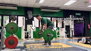 SPS 253 - Exercise 5 (Barbell Row)