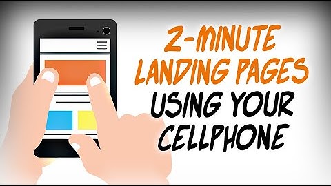 Use Your Phone to Create a Landing Page in 2 Minutes...