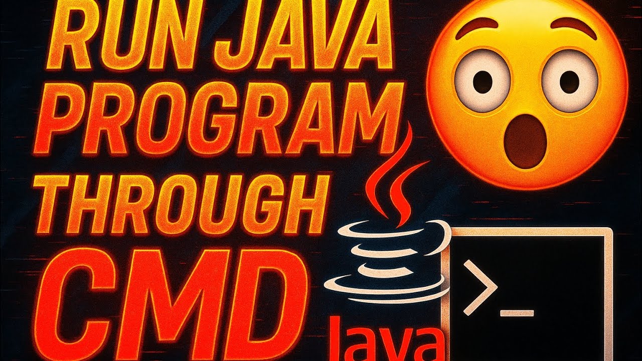 Run Your First Java Program in CMD — Step-By-Step! - YouTube