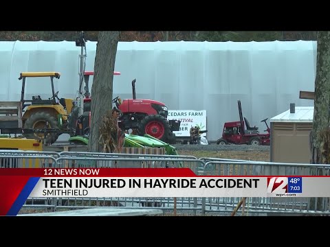 Teen run over at haunted hayride in critical condition