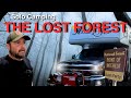 Solo truck camping in heavy winds this forest holds a secret