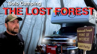 Solo Truck Camping In Heavy Winds This Forest Holds A Secret