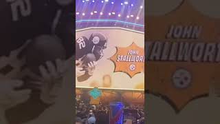 Hall of Famer John Stallworth announces #steelers 2nd round pick #nfl #nfldraft #herewego #fyp