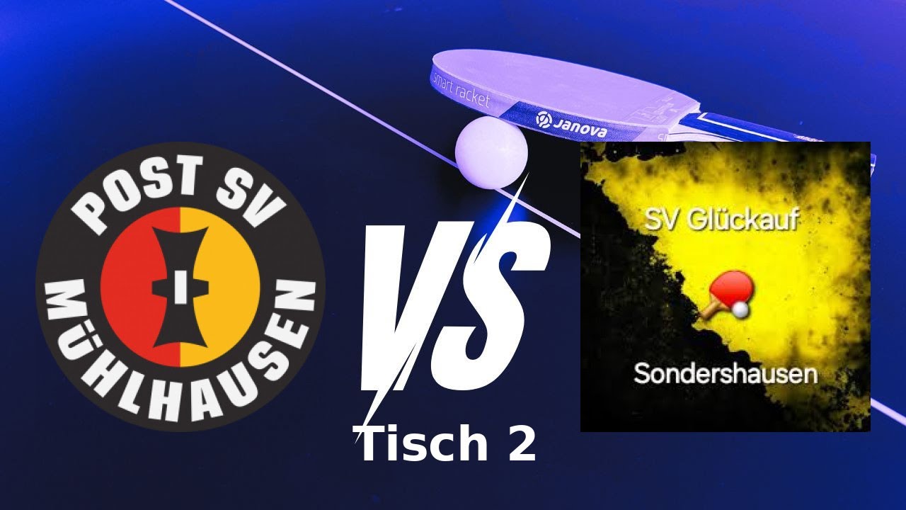 Post SV Mühlhausen V vs. SV Glückauf Sondershausen | Tisch 2