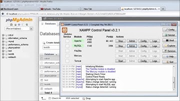 Tutorial How To Make Database From XAMPP SQL