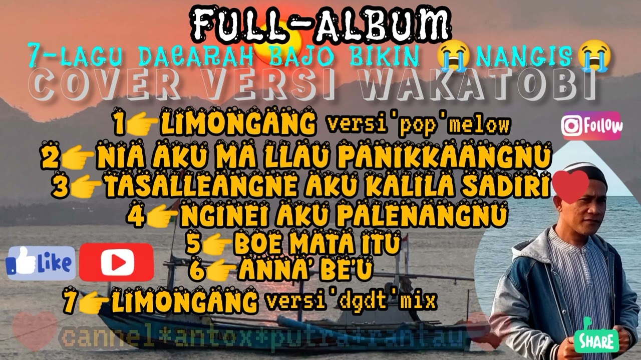 FULL-album 7lagu DAERAHbajo BIKINnangis COVER versi WAKATOBI 
