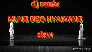 Mung biso nyawang (lirik) dj remix slow