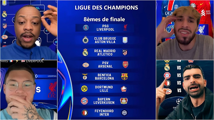 RÉACTIONS : TIRAGE LIGUE DES CHAMPIONS (RÉAL MADRID, BARCELONE, PSG…)
