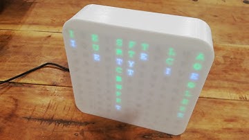 Matrix Word Clock Animation Example