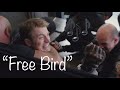 “Free Bird” fitting perfectly with fight scenes for 7 minutes straight