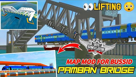 Bussid Updated👀 | NEW MAP Mod For Bussid | Pamban Bridge MAP Mod | Download Mod | #bussidmods