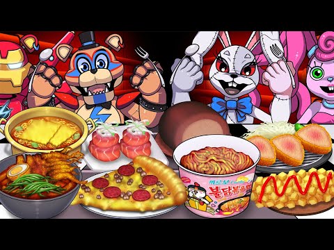 Naruszenie bezpieczeństwa FNAF Animacja Mukbang Freddy VS Vanny