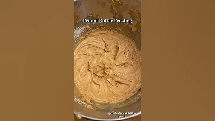 Peanut Butter Frosting I Confessions of a Baking Queen #frosting #peanutbutter