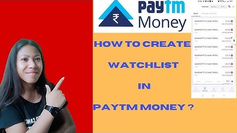 How To Create Watchlist | Paytm Money main watchlist kaise banaye