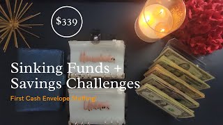 Cash Stuffing Sinking Funds and Savings Challenges #1 - January 2022