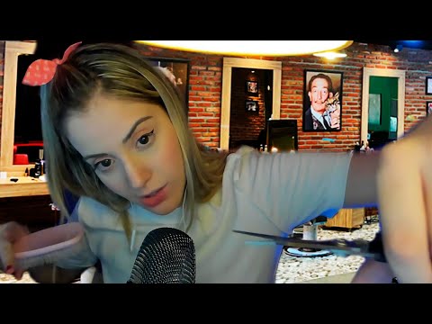 ASMR - A MENINA DA BARBEARIA😍💇‍♀| PARTE 3