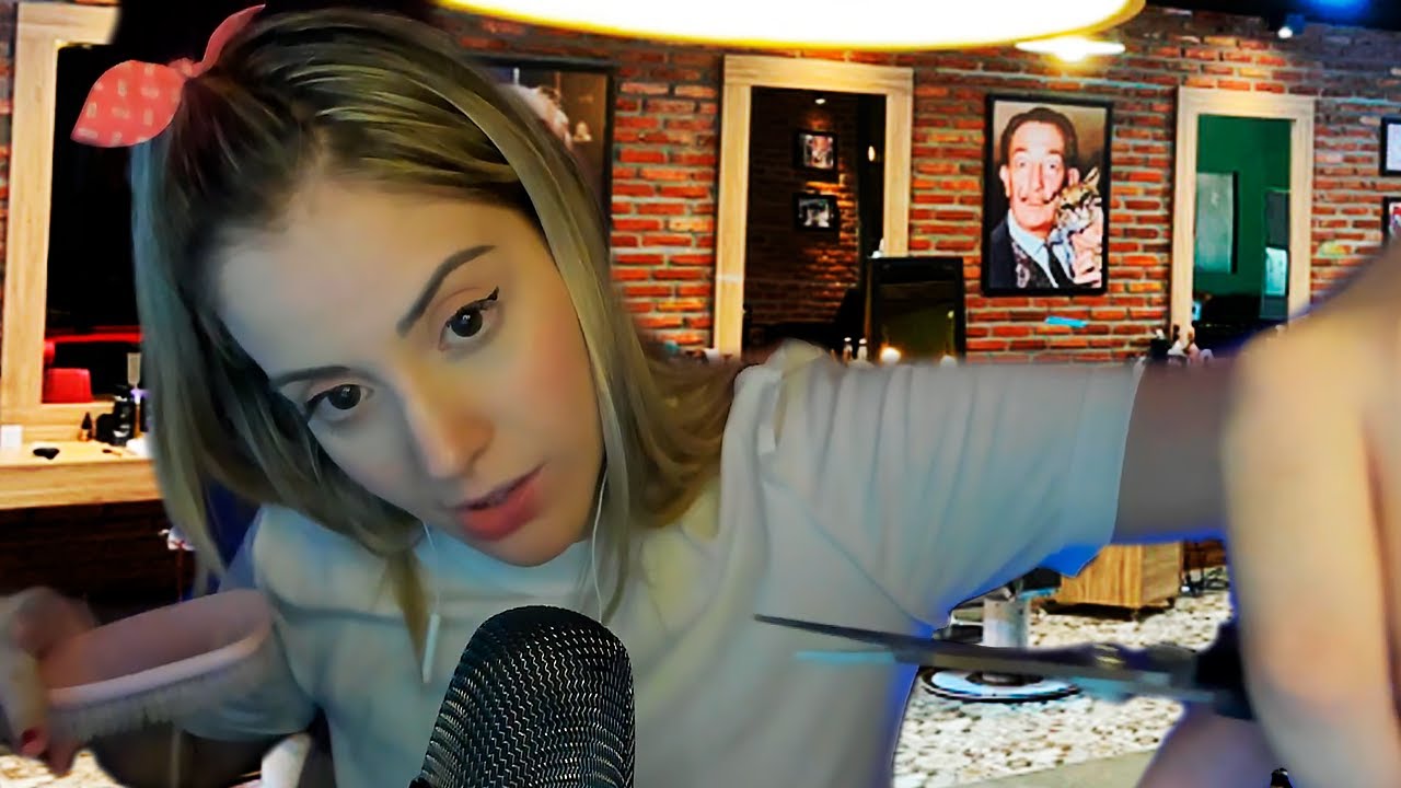 ASMR - A MENINA DA BARBEARIA😍💇‍♀| PARTE 3