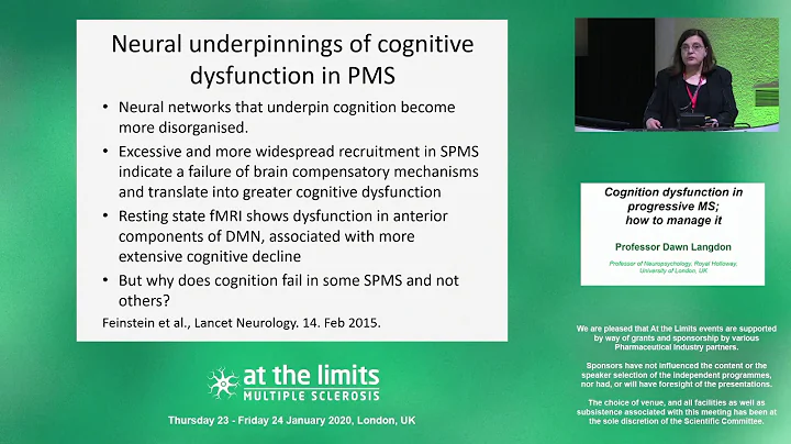 Professor Dawn Langdon - Cognition dysfunction in ...