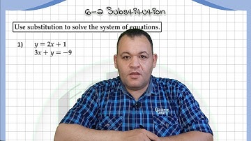 Grade 9 – Chapter 6 – Lesson 2 Substitution