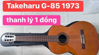 Đàn guitar Takeharu G-85 japan âm hay giá tốt. Giá: 1 triệu