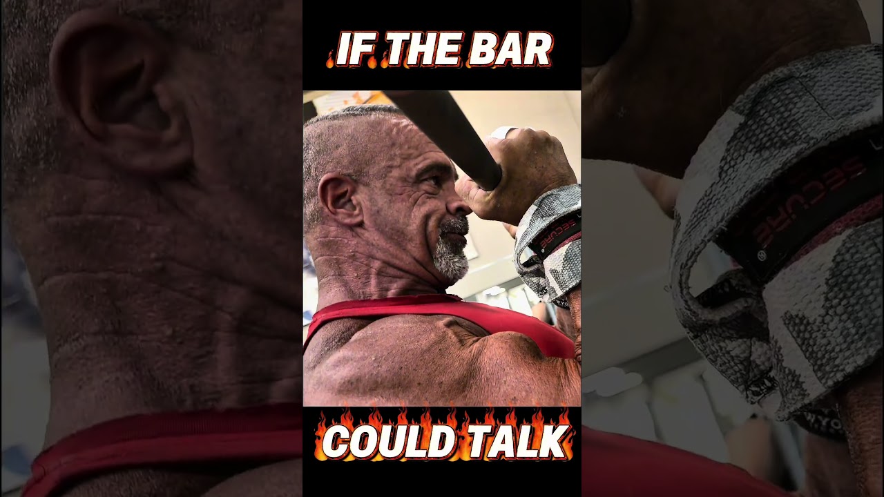 IF THE BAR COULD TALK #workout #motivation #muscle #GYMLIFE #barbell
