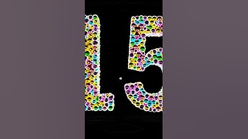 15 Neon Outline Effects #preview2effects #nurseryrhymes #learncounting #numbers #number