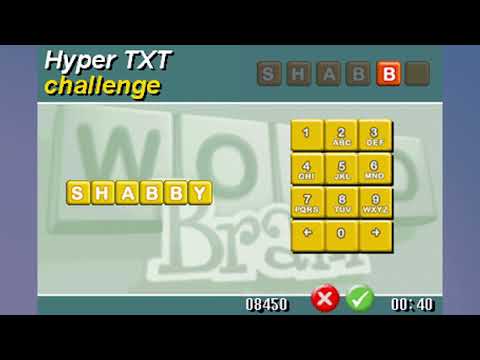 Hyper TXT: 15430 high score (Margot's Word Brain DS)