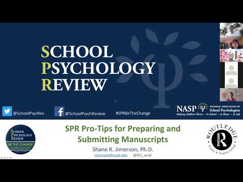 SPR Preparing and Submitting Manuscripts May 28 2020 zoom VIDEO