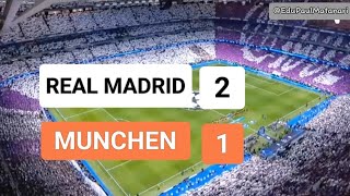 REAL MADRID 2:1 MUNCHEN - What A COMEBACK #viral #final #comeback