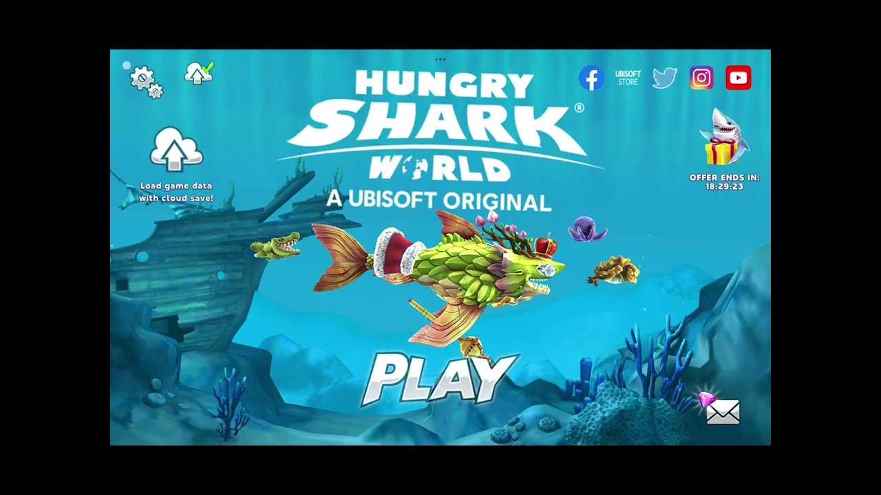 Hungry SHARK WORLD OP GLITCH!!! Tutorial in description