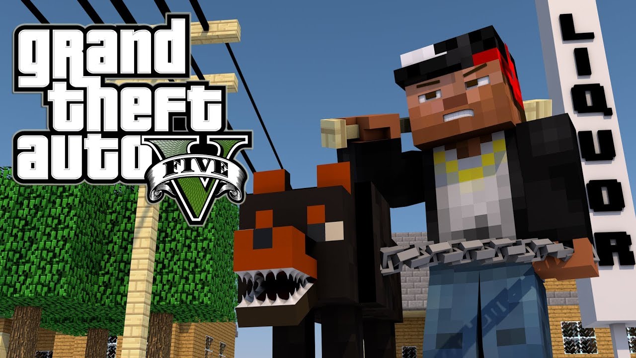майнкрафт мод gta #11