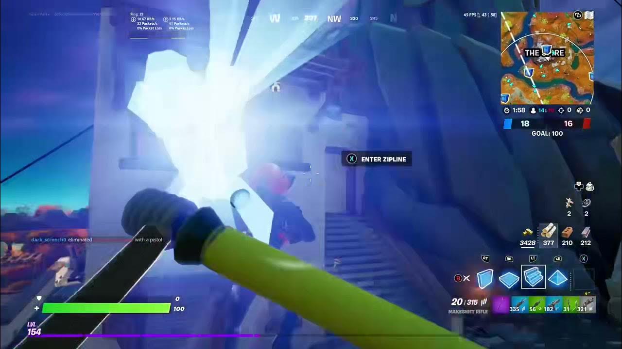 Screen shaking glitch in Fortnite YouTube