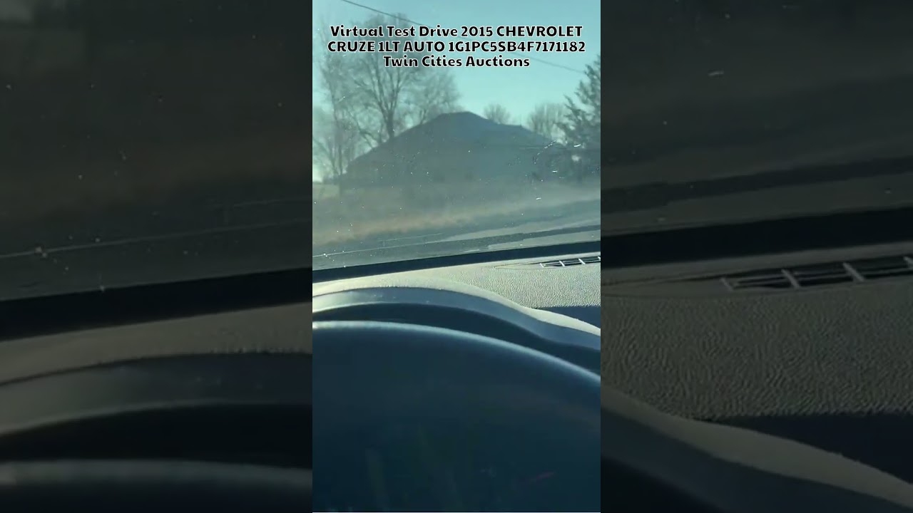 Virtual Test Drive 2015 CHEVROLET CRUZE 1LT AUTO 1G1PC5SB4F7171182 Twin Cities Auctions