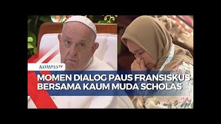 Guru dari Buton Menangis saat Berdialog dengan Paus Fransiskus, Bahas Toleransi Hingga Pendidikan