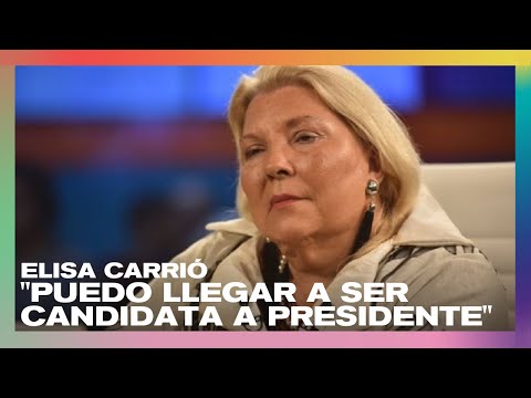 Elisa ‘Lilita’ Carrió: "Puedo ser candidata a Presidente" | #DeAcáEnMás