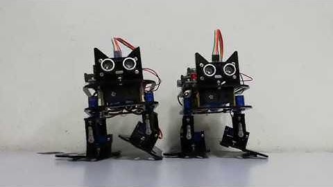 Arduino UNO DIY 4-DOF 2 Feet Humanoid Robot Dancing Robot Obstacle Avoiding Robot