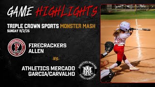 Firecrackers Allen vs. Athletics Mercado Garcia/Carvalho - TCS Monster Mash