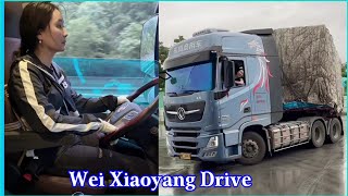 Shipment to Guangdong.Female trailer truck driver Wei Xiaoyang [Subtitles]