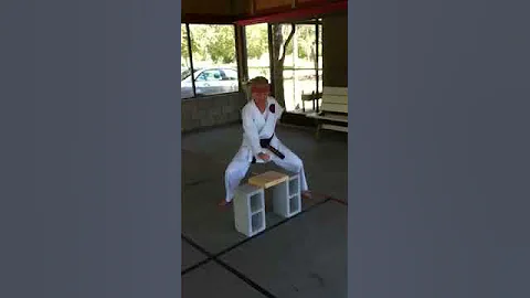 Board breaking Kathleen Shorin-Ryu Merritt Island ...