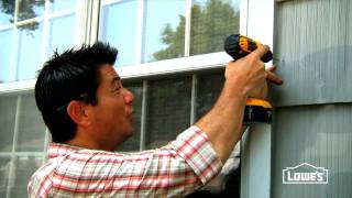 Learn how to install exterior shutters with this how-to video from Lowe