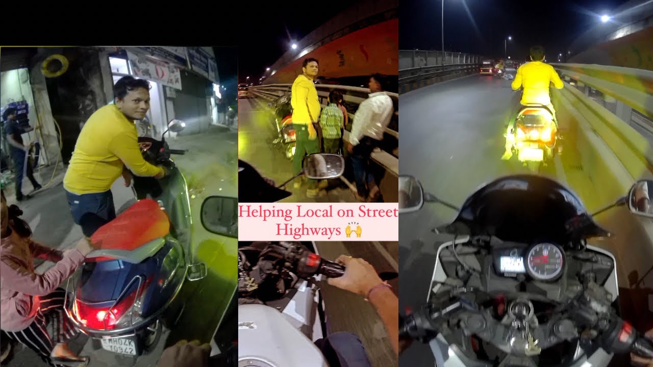Helping Locals on the Streets | Thane Moto Vlogger