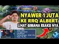 NYAWER 1 JUTA KE RRQ ALBERT ALIAS MVP MPL ! BAYI ALIEN NGAMUK KITA SURUH DIA MAIN HAYABUSA ! BANTAI