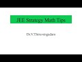 Score 99% in JEE Maths 🚀 | Smart Tricks &amp; Time-Saving Techniques
